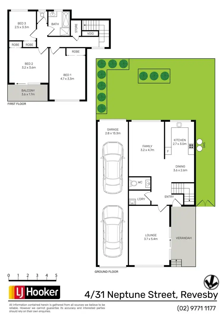 Floorplan of Homely townhouse listing, 4/31 Neptune Street, Revesby NSW 2212