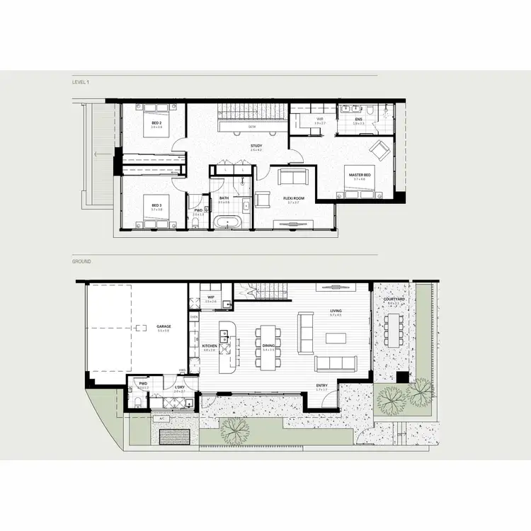 Floorplan of Homely townhouse listing, Denman Pen Stella Young Way, Denman Prospect ACT 2611