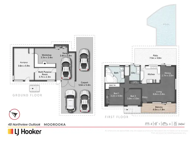 Floorplan of Homely house listing, 48 Northview Outlook, Moorooka QLD 4105