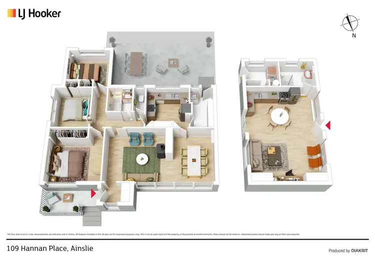Floorplan of Homely house listing, 109 Hannan Place, Ainslie ACT 2602