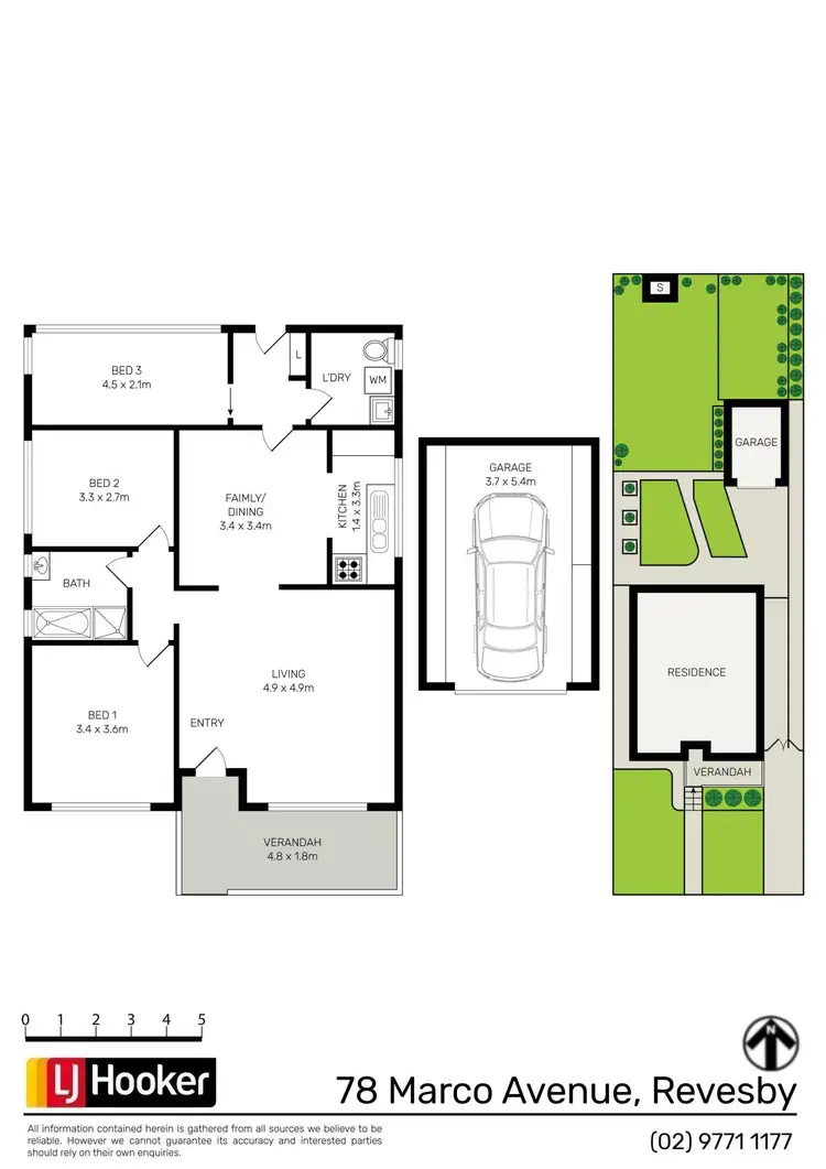 Floorplan of Homely house listing, 78 Marco Avenue, Revesby NSW 2212