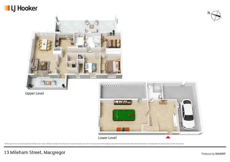 Floorplan of Homely house listing, 13 Mileham Street, Macgregor ACT 2615