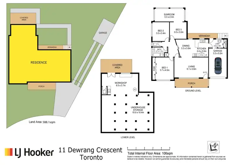 Floorplan of Homely house listing, 11 Dewrang Crescent, Toronto NSW 2283