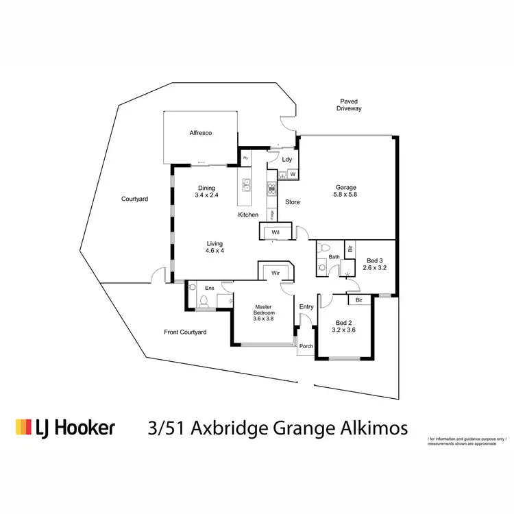 Floorplan of Homely house listing, 3/51 Axbridge Grange, Alkimos WA 6038