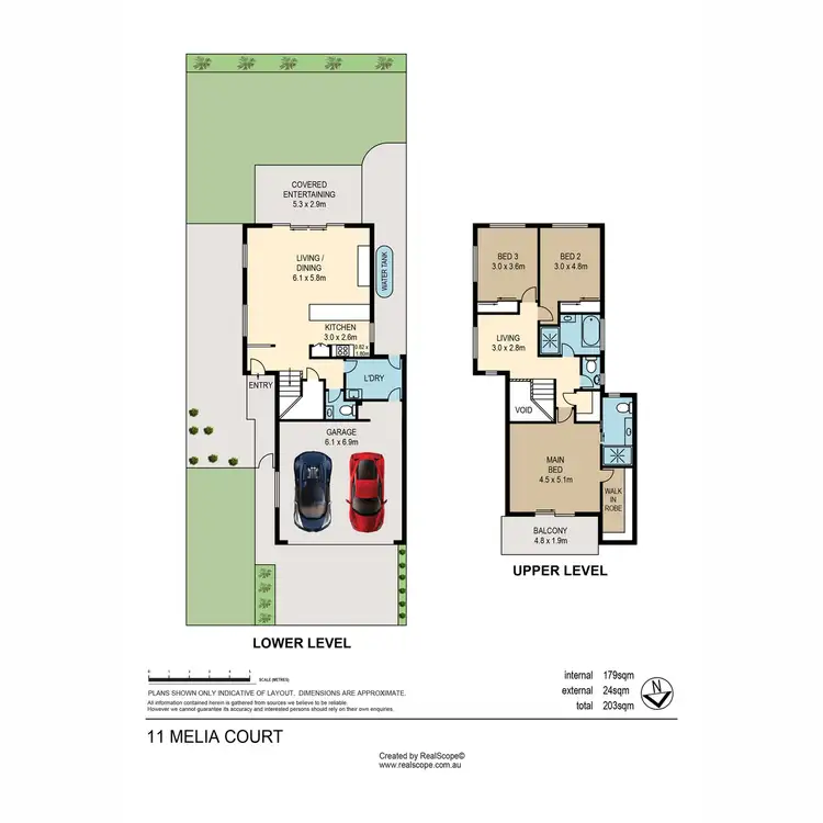 Floorplan of Homely house listing, 11 Melia Court, Eatons Hill QLD 4037