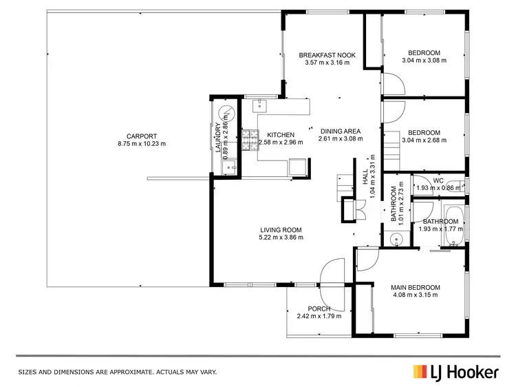Floorplan of Homely house listing, 75 Moore Road, Kewarra Beach QLD 4879
