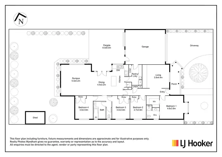 Floorplan of Homely house listing, 17 Creswick Drive, Point Cook VIC 3030