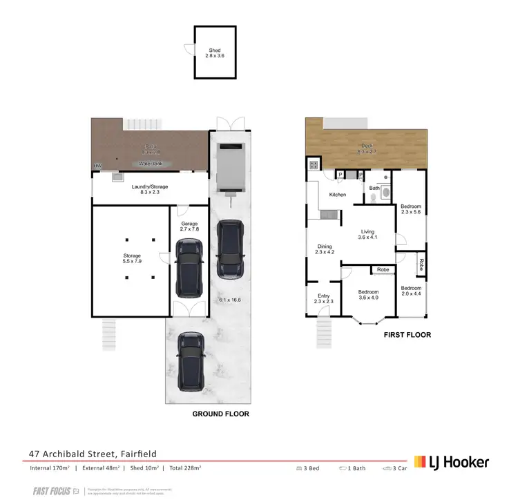 Floorplan of Homely house listing, 47 Archibald Street, Fairfield QLD 4103