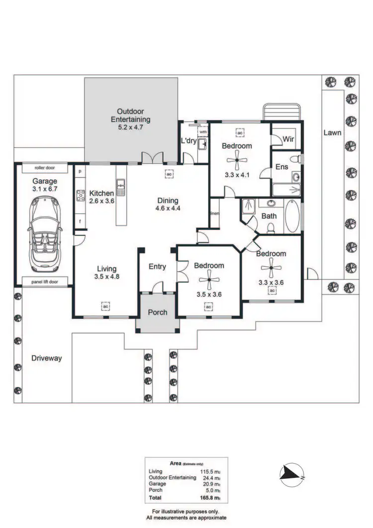 Floorplan of Homely house listing, 14 Westminster Avenue, Fulham Gardens SA 5024