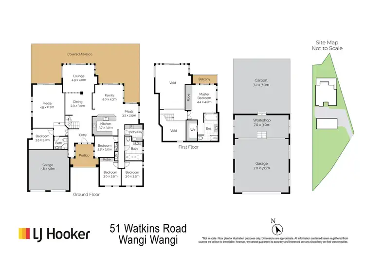 Floorplan of Homely house listing, 51 Watkins Road, Wangi Wangi NSW 2267
