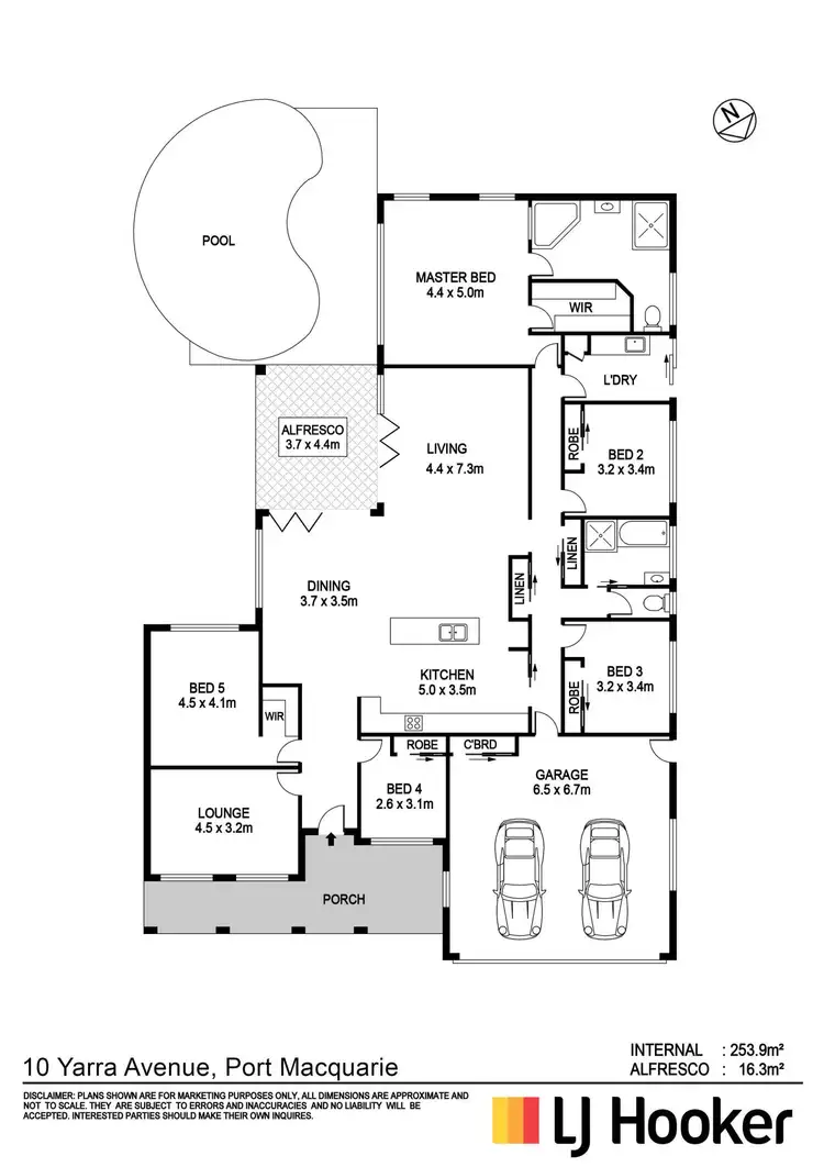 Floorplan of Homely house listing, 10 Yarra Avenue, Port Macquarie NSW 2444
