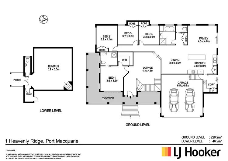 Floorplan of Homely house listing, 1 Heavenly Ridge, Port Macquarie NSW 2444