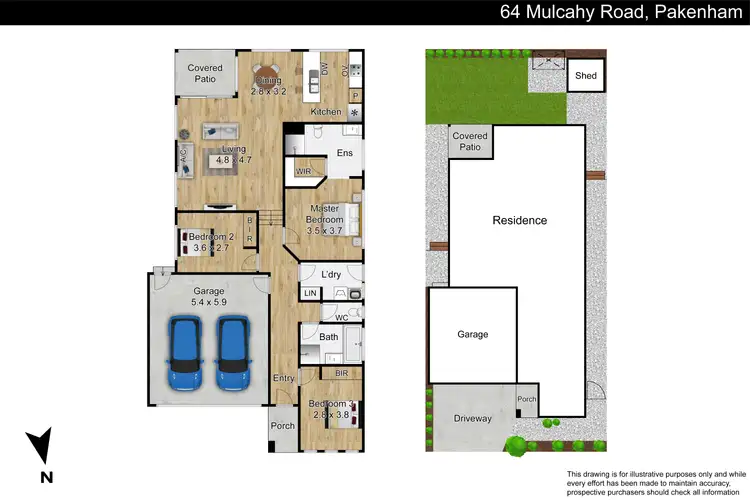 Floorplan of Homely house listing, 64 Mulcahy Road, Pakenham VIC 3810