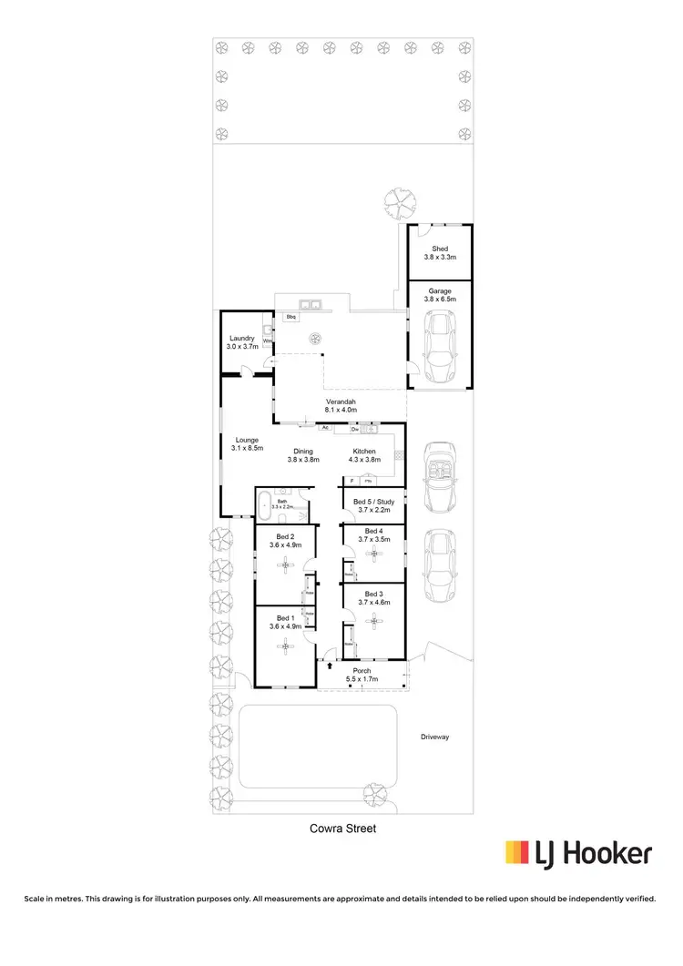 Floorplan of Homely house listing, 30 Cowra Street, Mile End SA 5031