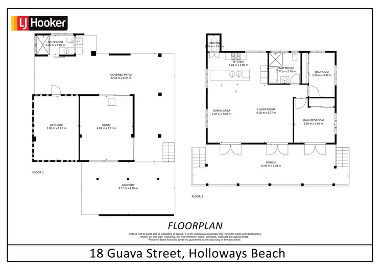 Floorplan of Homely house listing, 18 Guava Street, Holloways Beach QLD 4878