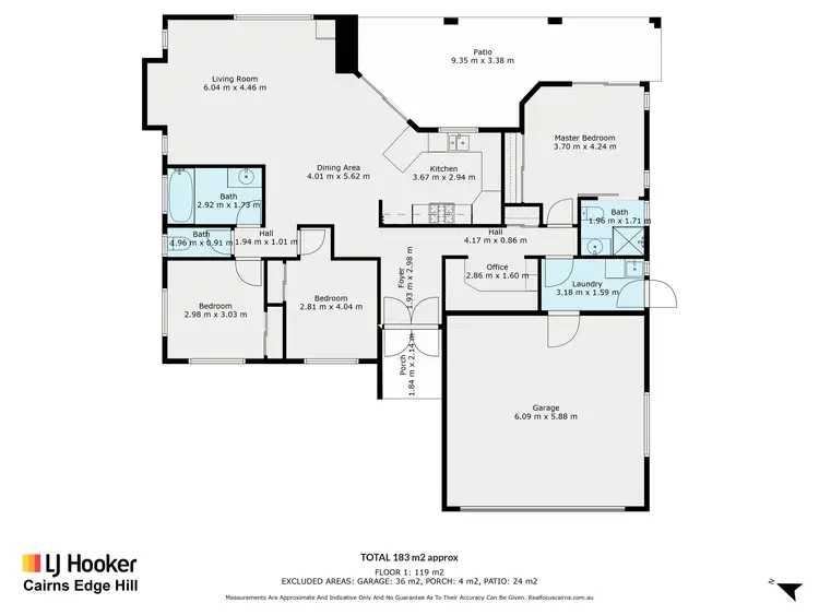 Floorplan of Homely house listing, 4 Brook Close, Redlynch QLD 4870
