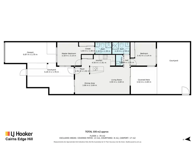 Floorplan of Homely unit listing, 9/2-5 Marella Close, Manoora QLD 4870