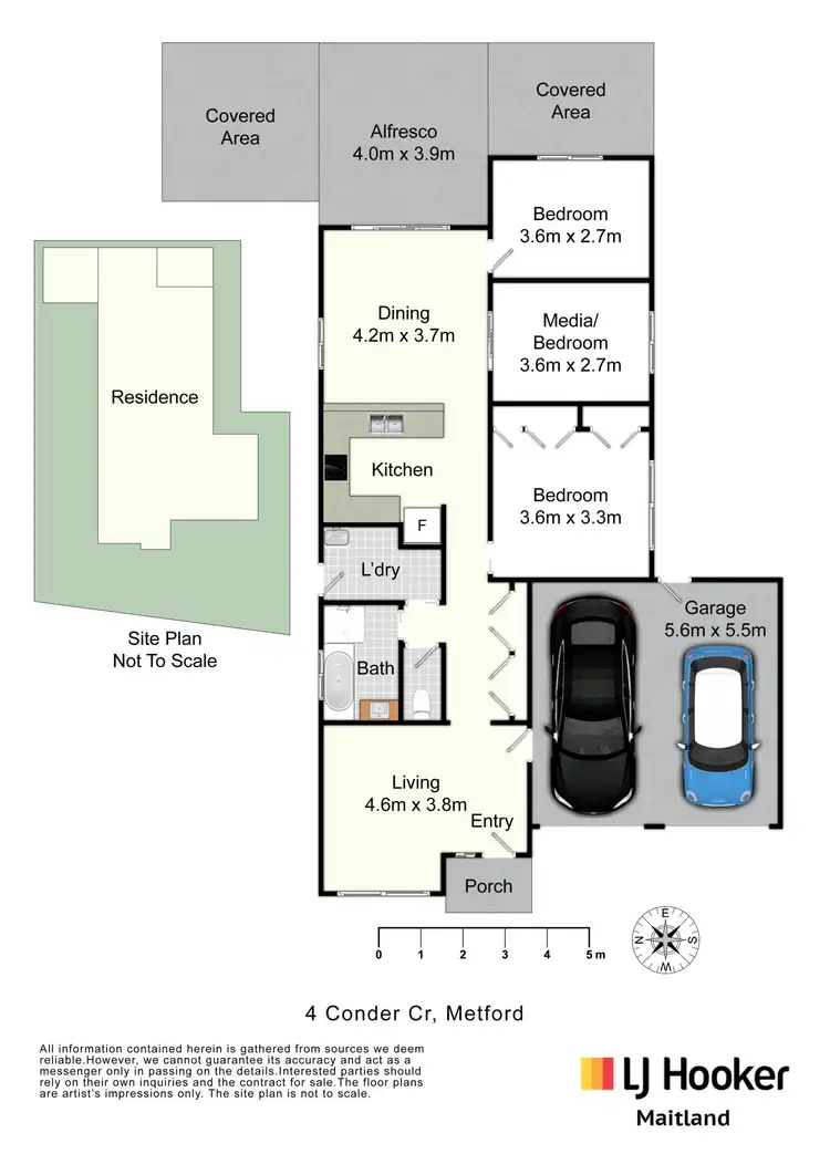 Floorplan of Homely house listing, 4 Conder Crescent, Metford NSW 2323