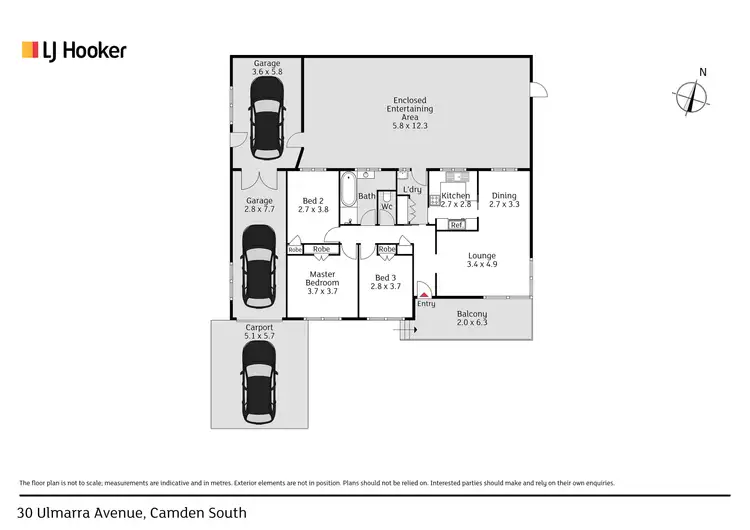 Floorplan of Homely house listing, 30 Ulmarra Avenue, Camden South NSW 2570