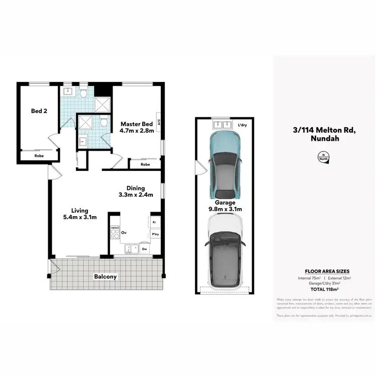 Floorplan of Homely apartment listing, 1/114 Melton Road, Nundah QLD 4012