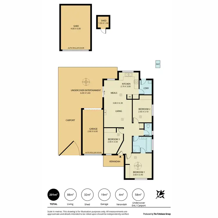 Floorplan of Homely house listing, 32 Angas Avenue, Evanston Park SA 5116
