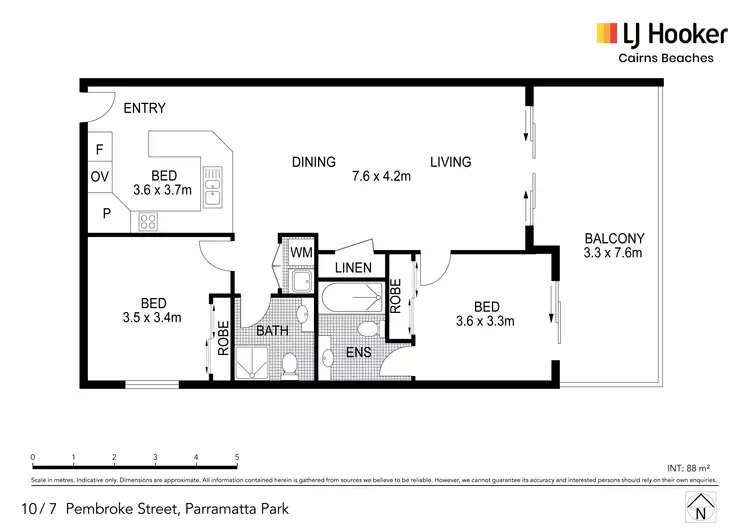 Floorplan of Homely apartment listing, 10/7 Pembroke Street, Parramatta Park QLD 4870