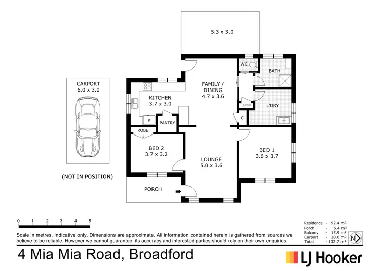 Floorplan of Homely house listing, 4 Mia Mia Road, Broadford VIC 3658
