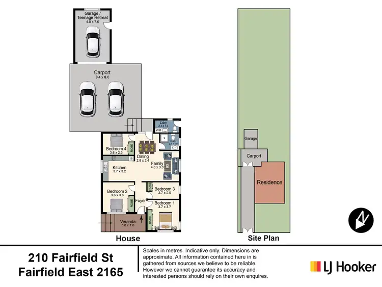 Floorplan of Homely house listing, 210 Fairfield Street, Fairfield East NSW 2165