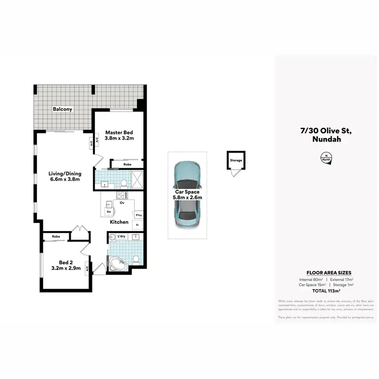 Floorplan of Homely unit listing, 7/30 Olive Street, Nundah QLD 4012