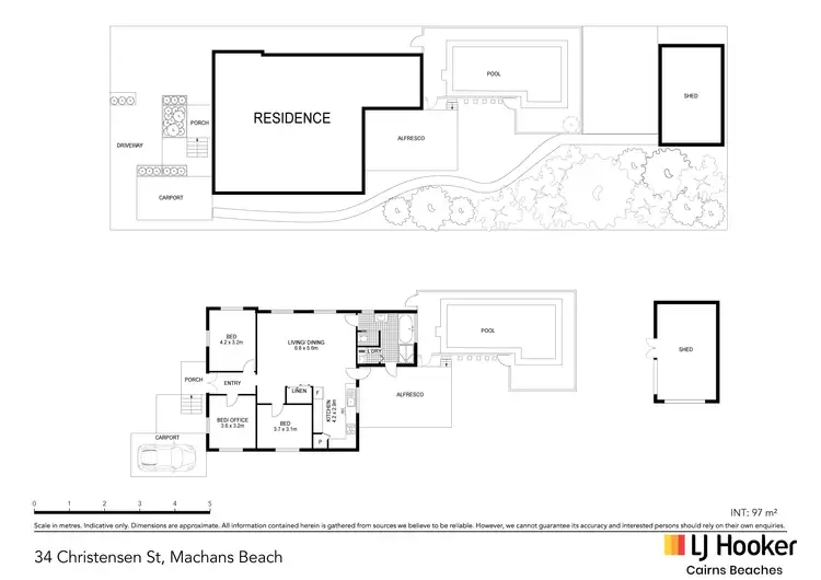 Floorplan of Homely house listing, 34 Christensen Street, Machans Beach QLD 4878