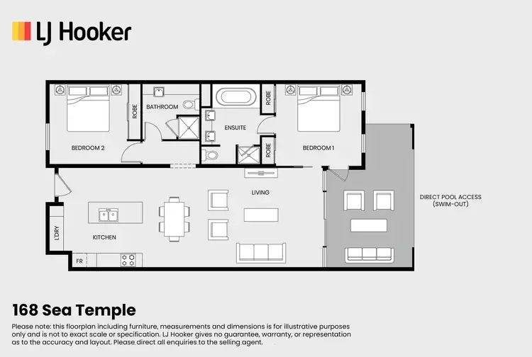 Floorplan of Homely apartment listing, 168 Sea Temple/22-36 Mitre Street, Port Douglas QLD 4877