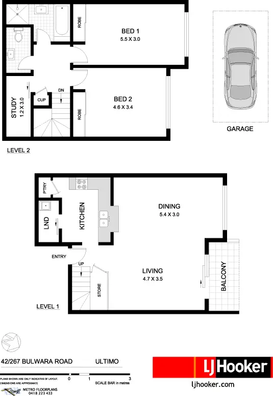 Floorplan of Homely unit listing, 42/267 Bulwara Road, Ultimo NSW 2007