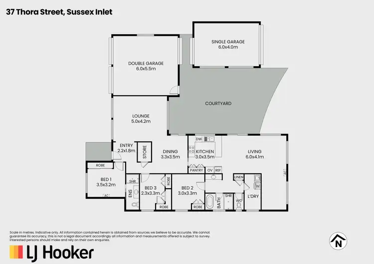 Floorplan of Homely house listing, 37 Thora Street, Sussex Inlet NSW 2540