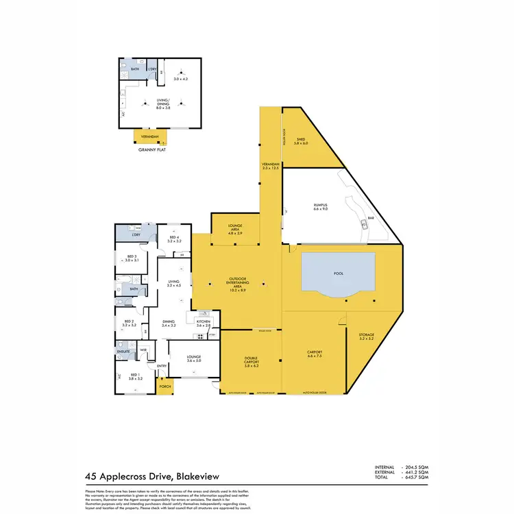 Floorplan of Homely house listing, 45 Applecross Drive, Blakeview SA 5114