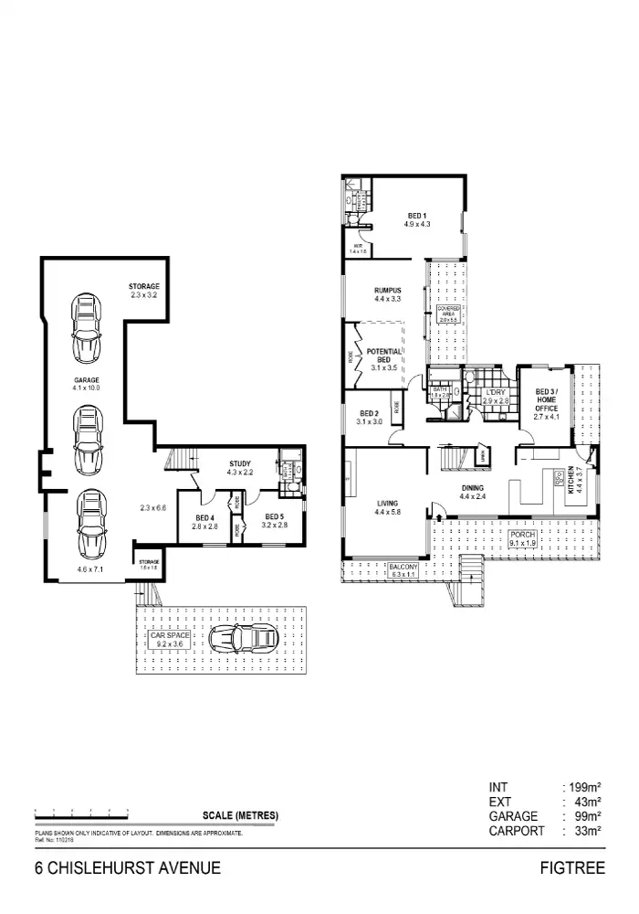 Floorplan of Homely house listing, 6 Chislehurst Ave, Figtree NSW 2525