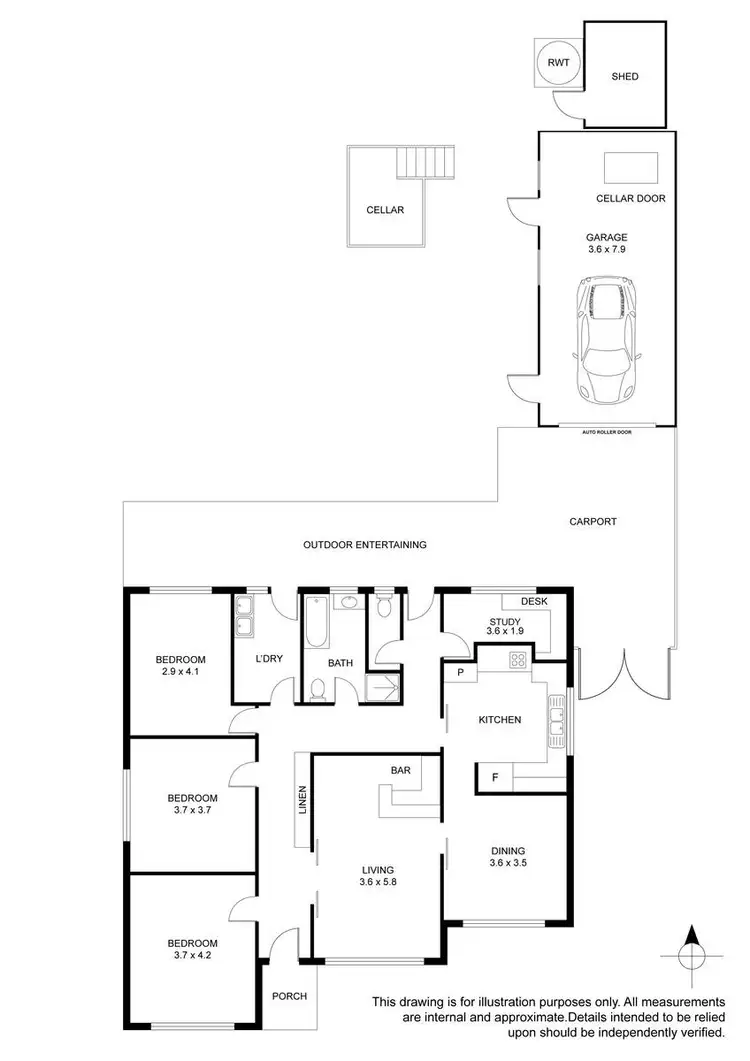 Floorplan of Homely house listing, 16 Rositano Avenue, Seaton SA 5023