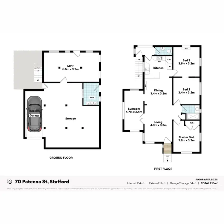 Floorplan of Homely house listing, 70 Pateena Street, Stafford QLD 4053