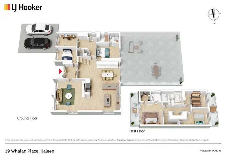 Floorplan of Homely house listing, 19 Whalan Place, Kaleen ACT 2617