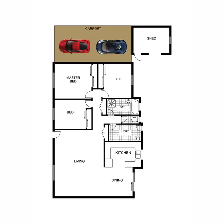 Floorplan of Homely house listing, 10 Maurienne Road, Petrie QLD 4502