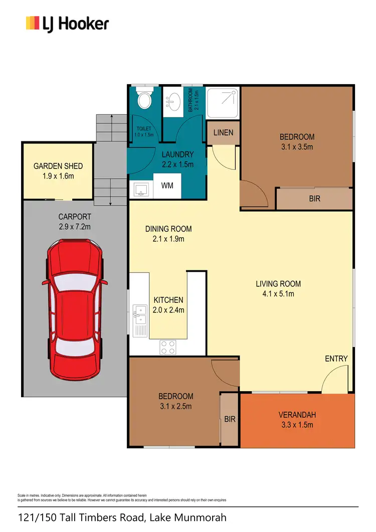 Floorplan of Homely house listing, 121/150 Tall Timbers Road, Doyalson North NSW 2262
