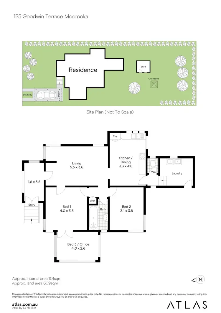 Floorplan of Homely house listing, 125 Goodwin Terrace, Moorooka QLD 4105