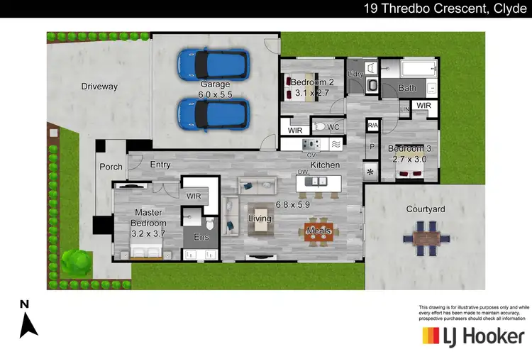 Floorplan of Homely house listing, 19 Thredbo Crescent, Clyde VIC 3978
