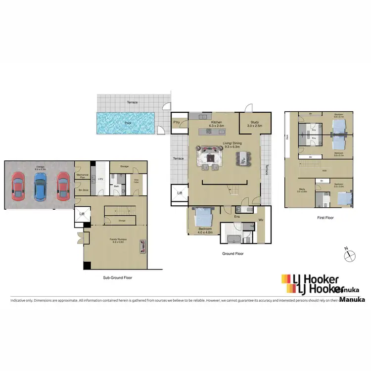 Floorplan of Homely house listing, 2/47 National Circuit, Forrest ACT 2603