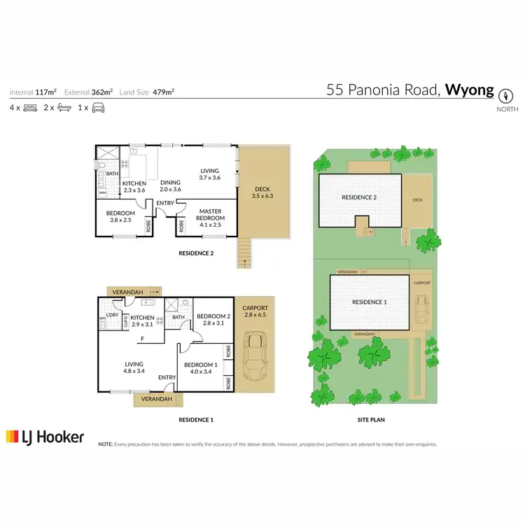 Floorplan of Homely house listing, 55 Panonia Road, Wyong NSW 2259