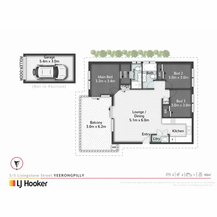 Floorplan of Homely unit listing, Unit 5/5 Livingstone Street, Yeerongpilly QLD 4105