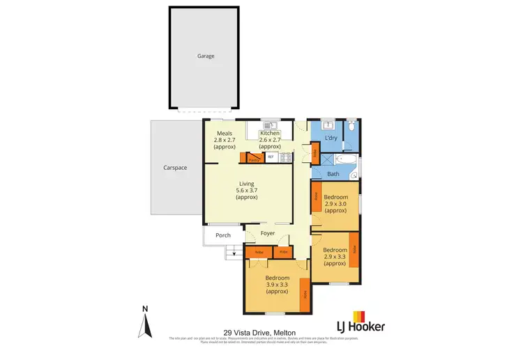 Floorplan of Homely house listing, 29 Vista Drive, Melton VIC 3337