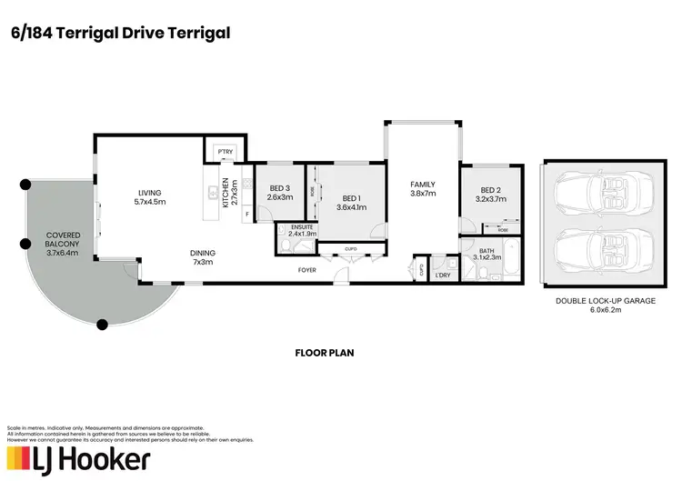 Floorplan of Homely unit listing, 6/184-190 Terrigal Drive, Terrigal NSW 2260