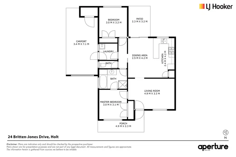 Floorplan of Homely house listing, 24 Britten-Jones Drive, Holt ACT 2615