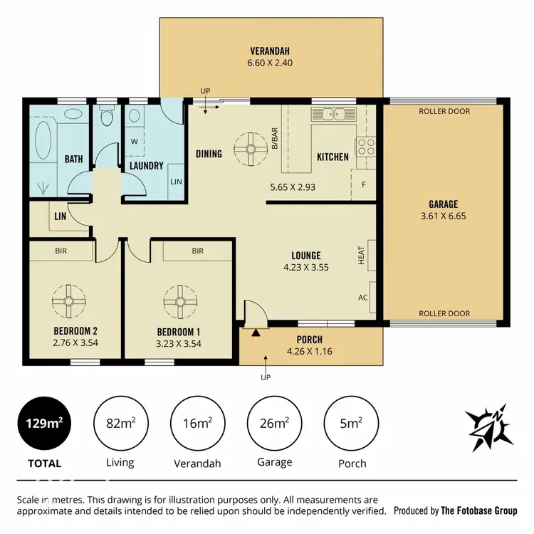 Floorplan of Homely unit listing, 2/3 Burnley Grove, Mitchell Park SA 5043