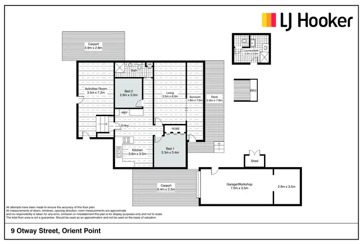 Floorplan of Homely house listing, 9 Otway Street, Orient Point NSW 2540